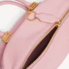 Bolso de boliche tipo bolero para mujer, modelo mini, en color cuarzo rosa Bolso de boliche tipo bolero para mujer, modelo mini, en color cuarzo rosa