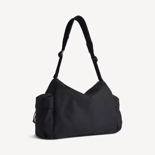 Bolso de fin de semana Explorer para hombre, mediano, con múltiples bolsillos, en negro Bolso de fin de semana Explorer para hombre, mediano, con múltiples bolsillos, en negro