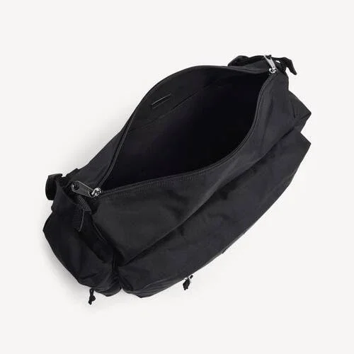 Bolso de fin de semana Explorer para hombre, mediano, con múltiples bolsillos, en negro Bolso de fin de semana Explorer para hombre, mediano, con múltiples bolsillos, en negro