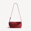 Bolso de hombro Le 7 para mujer, tamaño mediano, en rubí/moka Bolso de hombro Le 7 para mujer, tamaño mediano, en rubí/moka