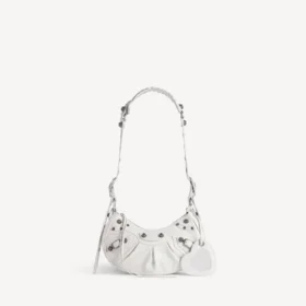 Bolso de hombro Le Cagole para mujer, talla XS, en blanco