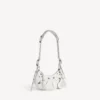 Bolso de hombro Le Cagole para mujer, talla XS, en blanco Bolso de hombro Le Cagole para mujer, talla XS, en blanco
