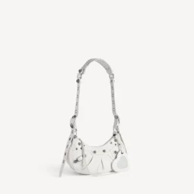 Bolso de hombro Le Cagole para mujer, talla XS, en blanco