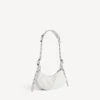 Bolso de hombro Le Cagole para mujer, talla XS, en blanco Bolso de hombro Le Cagole para mujer, talla XS, en blanco