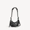 Bolso de hombro Le Cagole para mujer, talla XS, en negro Bolso de hombro Le Cagole para mujer, talla XS, en negro