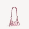 Bolso de hombro Le Cagole para mujer, talla XS, en rosa claro Bolso de hombro Le Cagole para mujer, talla XS, en rosa claro