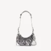 Bolso de hombro Le Cagole para mujer XS en color plateado Bolso de hombro Le Cagole para mujer XS en color plateado