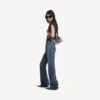 Bolso de hombro Le Cagole para mujer XS en color plateado Bolso de hombro Le Cagole para mujer XS en color plateado