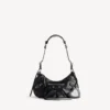 Bolso de hombro Le Cagole pequeño para mujer en negro Bolso de hombro Le Cagole pequeño para mujer en negro