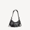 Bolso de hombro Le Cagole pequeño para mujer en negro Bolso de hombro Le Cagole pequeño para mujer en negro