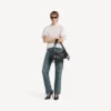 Bolso de hombro Le Cagole pequeño para mujer en negro Bolso de hombro Le Cagole pequeño para mujer en negro