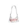 Bolso de hombro Le Cagole Xs DIY Metal «Blanco» 6713092AAXE9066