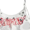 Bolso de hombro Le Cagole Xs DIY Metal «Blanco» 6713092AAXE9066