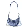 Bolso de hombro Le Cagole XS metalizado «Púrpura» 6713090GT3Y5214