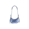 Bolso de hombro Le Cagole XS metalizado «Púrpura» 6713090GT3Y5214