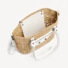 Bolso de malla Le City pequeño para mujer en color natural/blanco óptico Bolso de malla Le City pequeño para mujer en color natural/blanco óptico