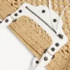 Bolso de malla Le City pequeño para mujer en color natural/blanco óptico Bolso de malla Le City pequeño para mujer en color natural/blanco óptico