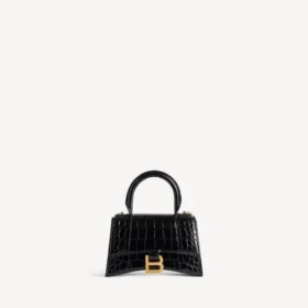 Bolso de mano para mujer XS Hourglass en negro