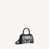 Bolso de mano para mujer XS Hourglass en negro Bolso de mano para mujer XS Hourglass en negro