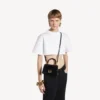 Bolso de mano para mujer XS Hourglass en negro Bolso de mano para mujer XS Hourglass en negro