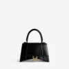 Bolso de mano pequeño para mujer, modelo «Hourglass», en negro Bolso de mano pequeño para mujer, modelo «Hourglass», en negro