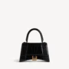 Bolso de mano pequeño para mujer, modelo «Hourglass», en negro Bolso de mano pequeño para mujer, modelo «Hourglass», en negro