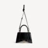 Bolso de mano pequeño para mujer, modelo «Hourglass», en negro Bolso de mano pequeño para mujer, modelo «Hourglass», en negro
