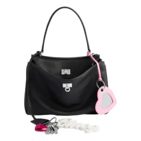 Bolso de mano pequeño Rodeo con efecto usado y un dije «Negro» 7897792AA831000