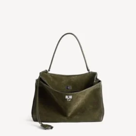 Bolso de mano Rodeo mediano para mujer en color caqui