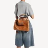 Bolso de mano Rodeo mediano para mujer en color tan vaquero Bolso de mano Rodeo mediano para mujer en color tan vaquero
