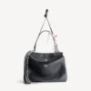 Bolso de mano Rodeo para hombre, grande, en gris