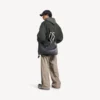 Bolso de mano Rodeo para hombre, grande, en gris