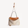 Bolso de mano Rodeo para mujer, mediano, en color beige/marrón claro estilo vaquero Bolso de mano Rodeo para mujer, mediano, en color beige/marrón claro estilo vaquero