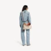 Bolso de mano Rodeo para mujer, mediano, en color beige/marrón claro estilo vaquero Bolso de mano Rodeo para mujer, mediano, en color beige/marrón claro estilo vaquero
