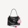 Bolso de mano Rodeo para mujer, pequeño, con dijes, en negro Bolso de mano Rodeo para mujer, pequeño, con dijes, en negro