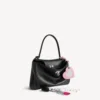 Bolso de mano Rodeo para mujer, pequeño, con dijes, en negro Bolso de mano Rodeo para mujer, pequeño, con dijes, en negro