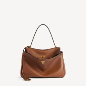 Bolso de mano Rodeo para mujer, tamaño mediano, en color beige nuevo
