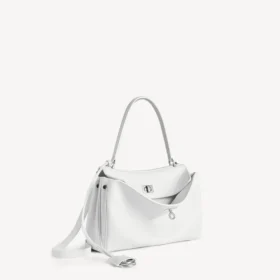 Bolso de mano Rodeo para mujer, tamaño pequeño, en blanco óptico