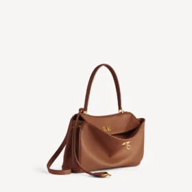 Bolso de mano Rodeo para mujer, tamaño pequeño, en color beige nuevo