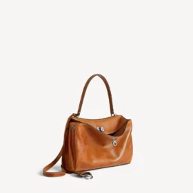 Bolso de mano Rodeo para mujer, tamaño pequeño, en color beige vaquero
