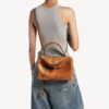 Bolso de mano Rodeo para mujer, tamaño pequeño, en color beige vaquero