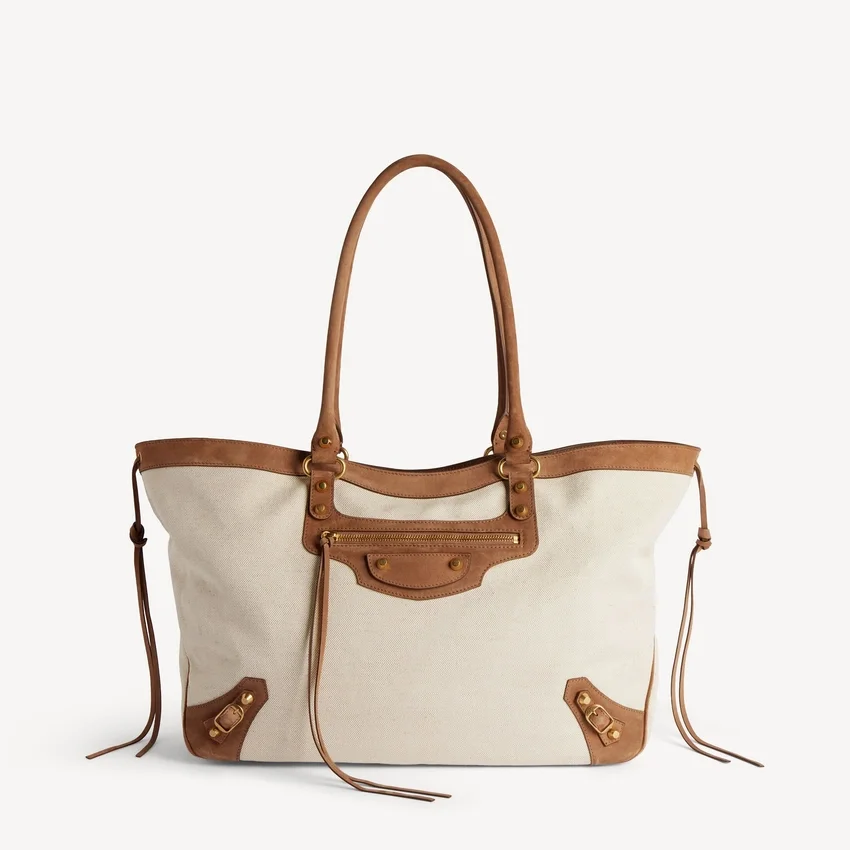 Bolso de playa Le City para mujer, mediano, en beige/camel Bolso de playa Le City para mujer, mediano, en beige/camel