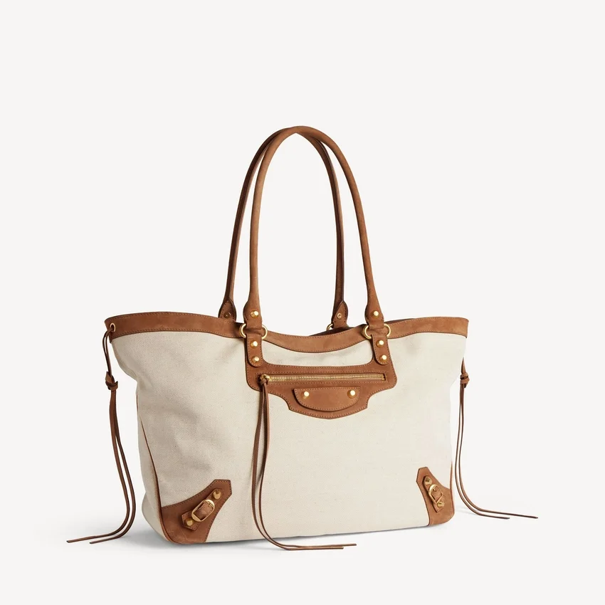 Bolso de playa Le City para mujer, mediano, en beige/camel Bolso de playa Le City para mujer, mediano, en beige/camel