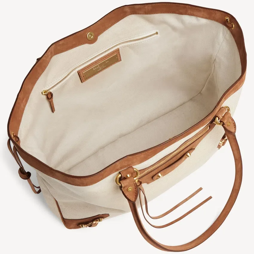 Bolso de playa Le City para mujer, mediano, en beige/camel Bolso de playa Le City para mujer, mediano, en beige/camel
