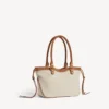 Bolso de playa Le City para mujer, tamaño pequeño, en beige/camel