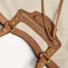 Bolso de playa Le City para mujer, tamaño pequeño, en beige/camel