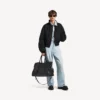 Bolso de viaje Le City para hombre en negro