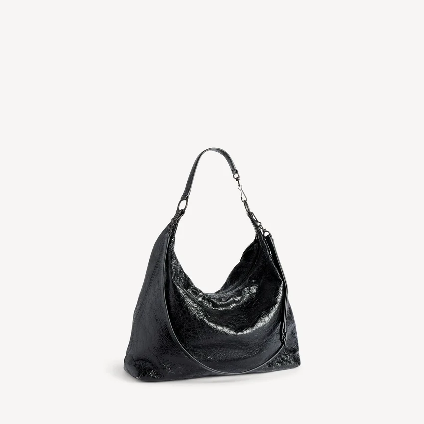 Bolso hobo Le City para mujer, mediano, en negro Bolso hobo Le City para mujer, mediano, en negro