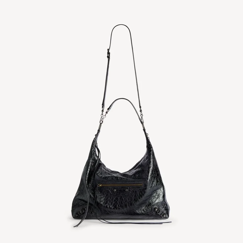 Bolso hobo Le City para mujer, mediano, en negro Bolso hobo Le City para mujer, mediano, en negro