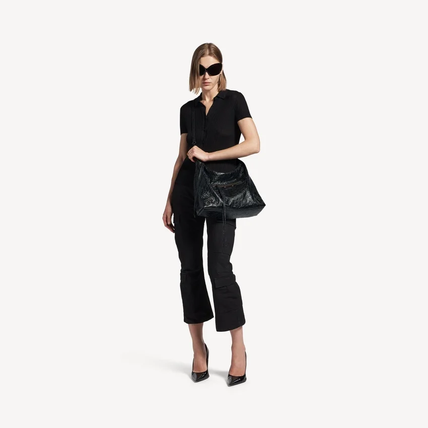 Bolso hobo Le City para mujer, mediano, en negro Bolso hobo Le City para mujer, mediano, en negro